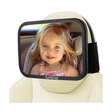 Funbliss Baby Car Mirror for Fixed Headrest, Compatible with Tesla ... Fast Ship