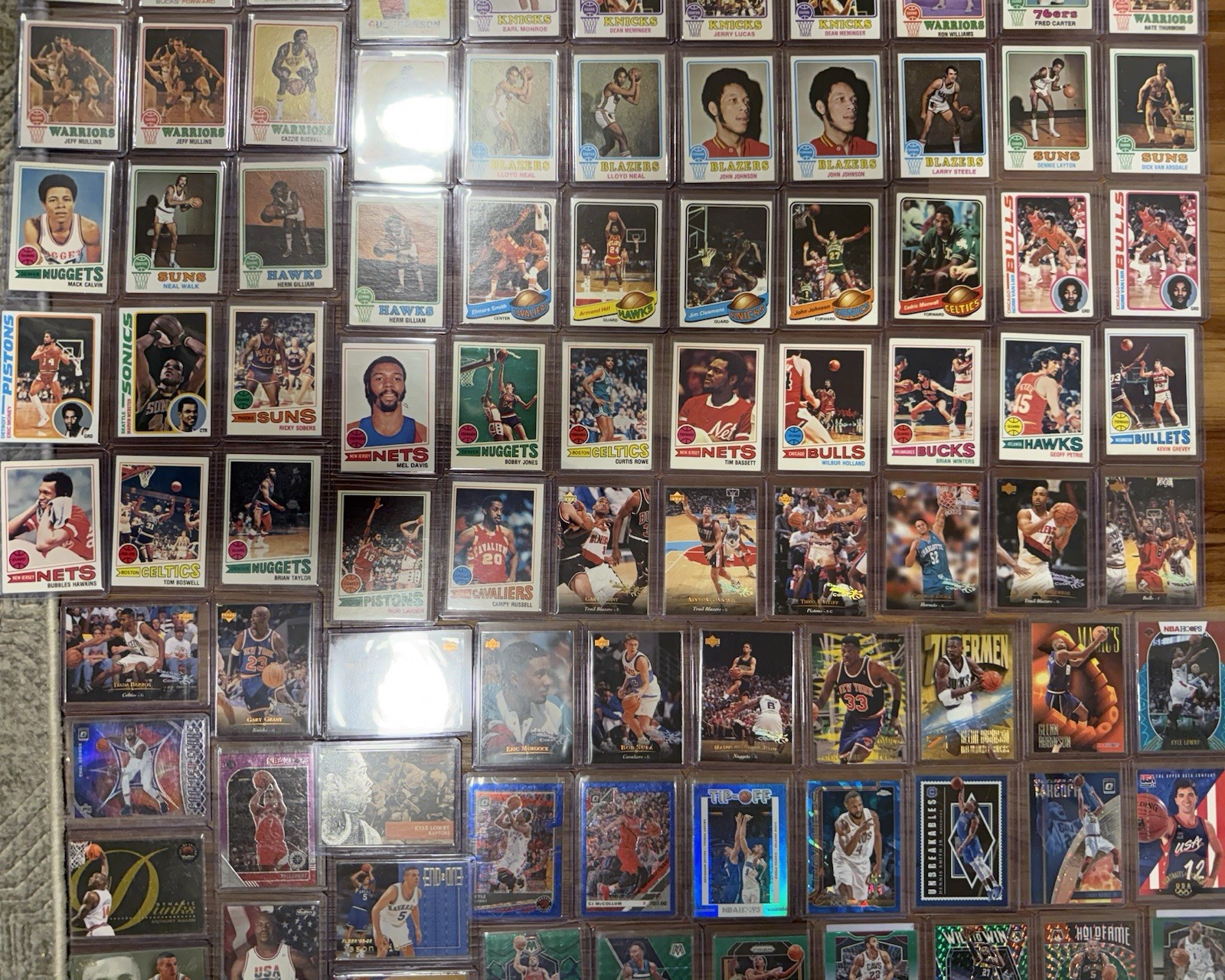 NBA COLLECTION 300+ Cards, 10 PSA 9/10, MJ Set, 70s Vintage, Rare 90s Inserts view 21