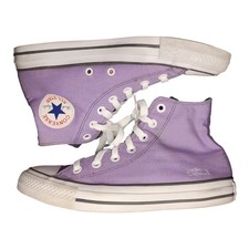 Converse Chuck Taylor All Star Sneakers Womens 7.5 Purple White High Top Lace Up
