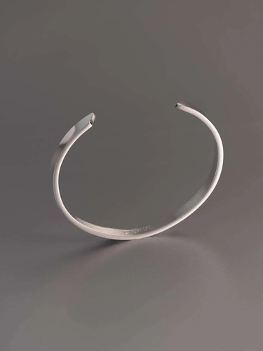 Akitsune Purus Bandring - Edelstahl Minimalistisch Unisex