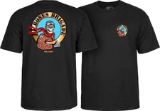 Powell Peralta BONES BRIGADE PILOT LOGO T Shirt BLACK