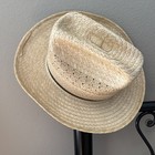 Ranch Western Wear Vintage Straw Western Cowboy Hat Strap Size 6 3/4 Men Women — photo 2