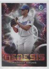 2021 Bowman Draft Genesis Maddux Bruns #GNS-15 0it8