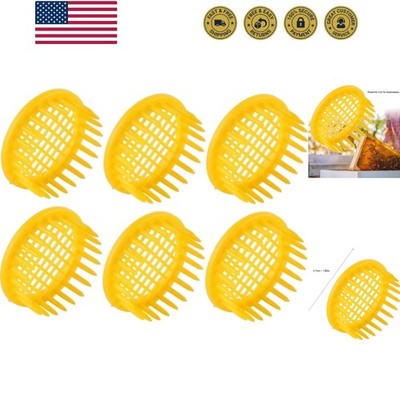 6 Pcs Beekeeping Rearing Box Plastic Queen Bee Cages for Isolation of Queen B...
