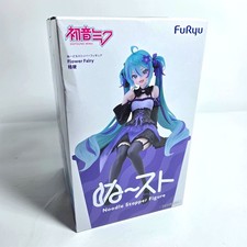 FuRyu Hatsune Miku Flower Fairy Bellflower Noodle Stopper Figure Purple