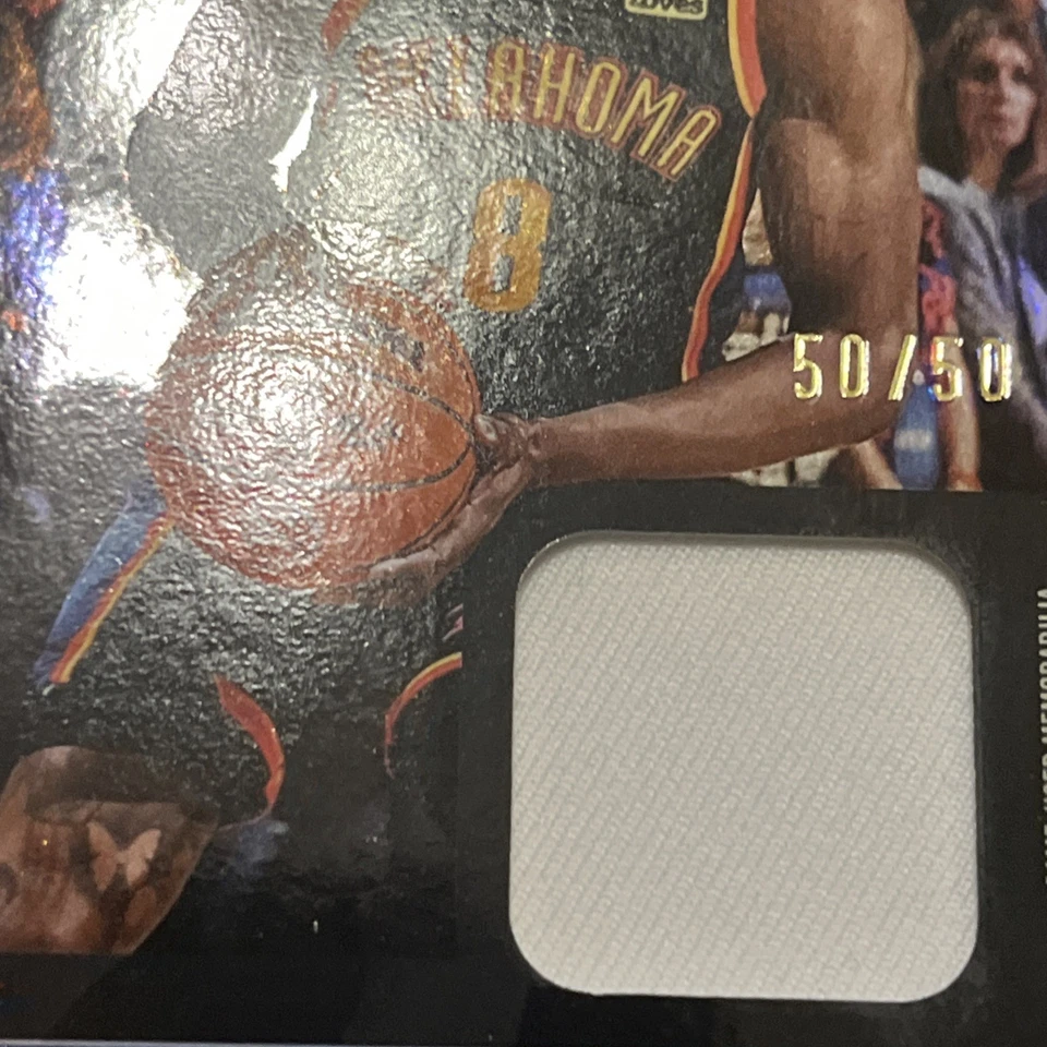 2025 Topps -Jalen Williams FRO-JW Flagship Real One RelicSSP Gold Rainbow-50/50 Foto 3 de 3