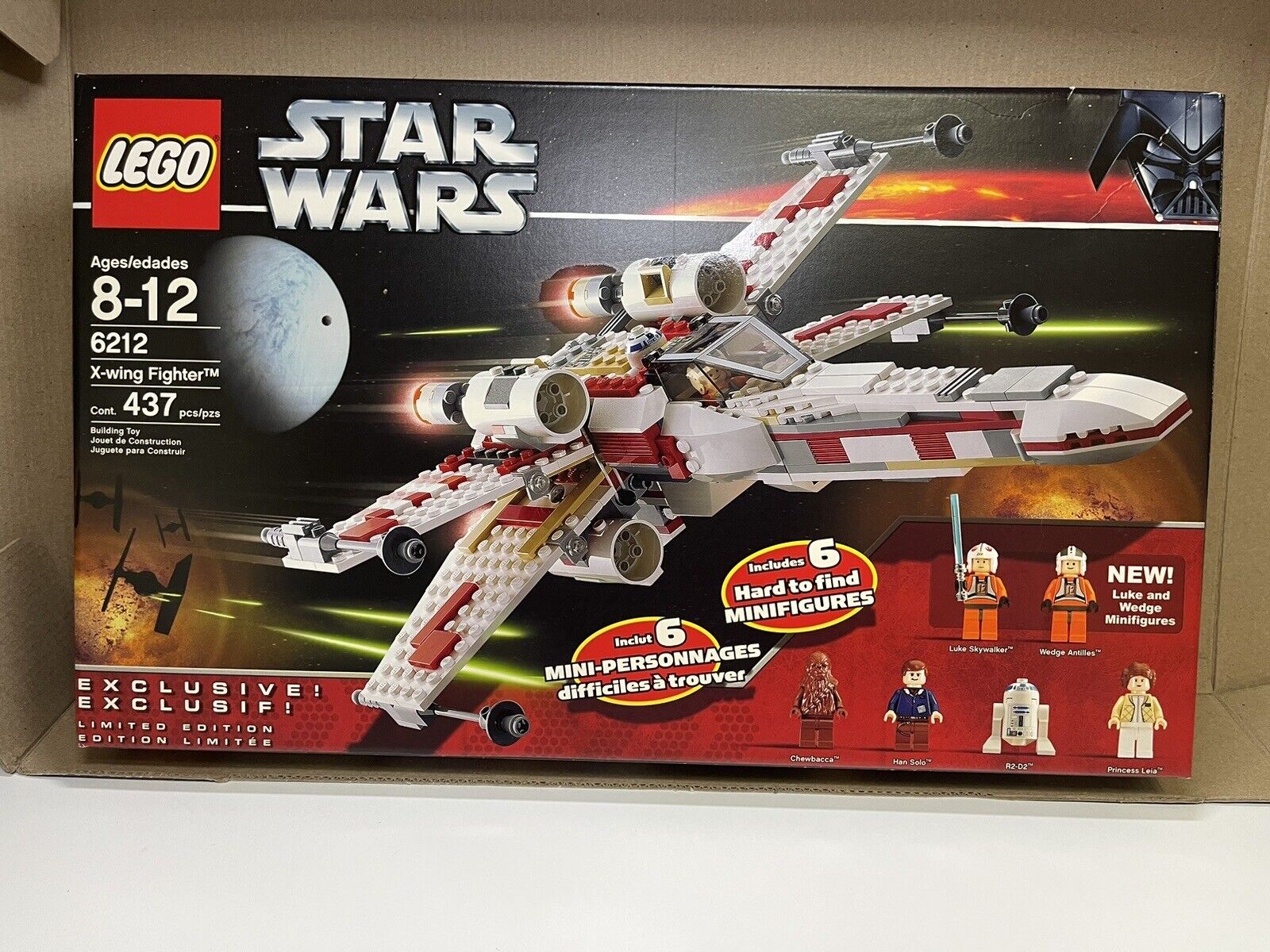 LEGO STAR WARS 6212 X-Wing Fighter *Factory Sealed* Retired*
