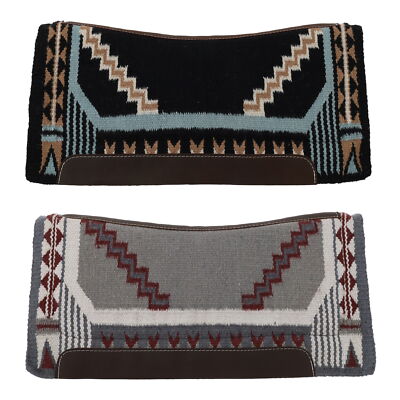 Showman 36'' x 34'' Mesa Ridge Wool Top Saddle Pad w/ Memory Felt Bottom