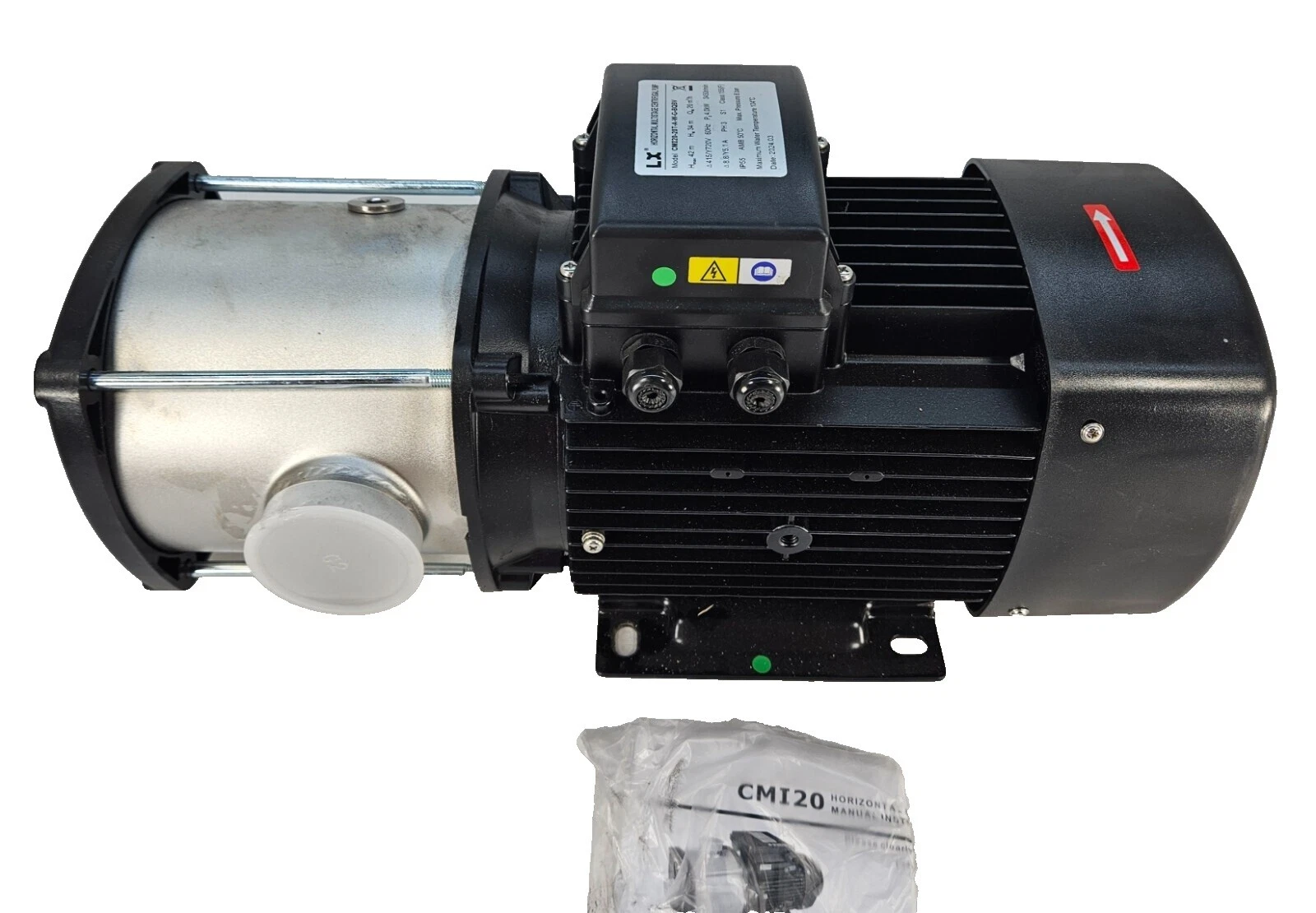 Carcasa de la bomba de acero inoxidable Electric 3 fases Bombas centrífugas