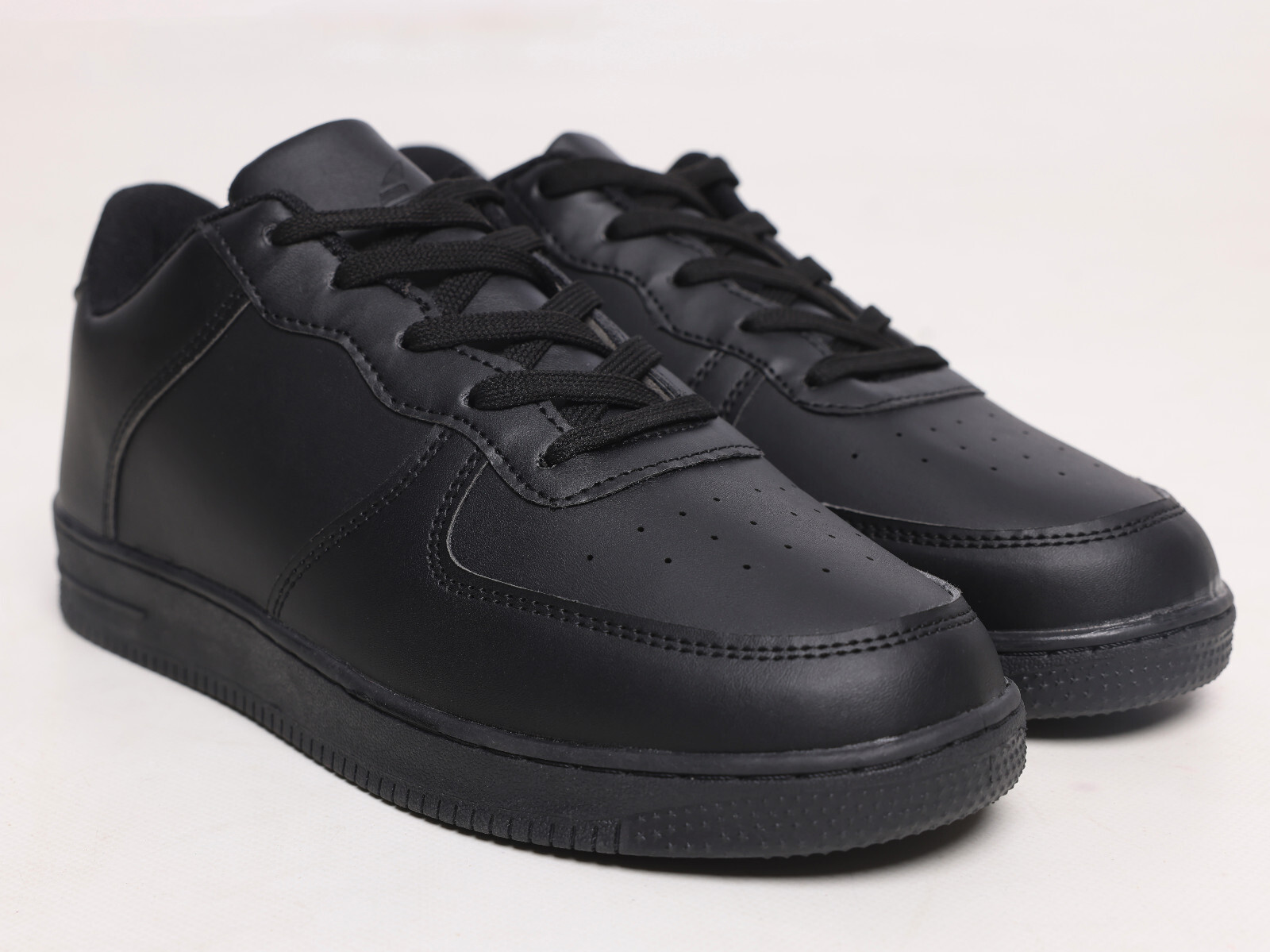 Ladies & Girls 100 Plain Black Trainers Size 3 to 8 UK SPORTS WORK