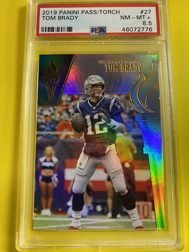 PSA 8.5 Panini Passing The Torch Tom Brady Base 12/60 Jersey # 1/1 Pop 1 27 GOAT