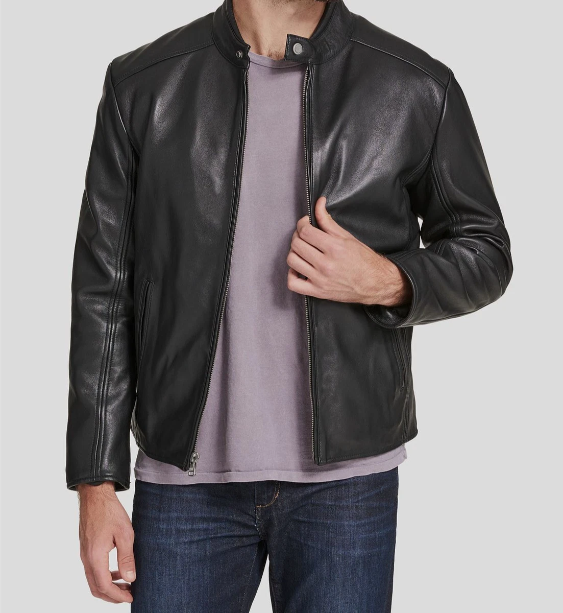 MARC NEW YORK カウレザージャケット　2XL Marc New York Leather Outer Shell Coats & Jackets for Men for sale