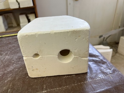 VINTAGE GEORGIES BULL DOG CERAMIC MOLD #G-934 BABY BUNNY 5" - 第 8/10 張圖片