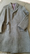 Gant Wool Blend Herringbone Coat Jacket Women's Tag Size 20 See Measurement Pics