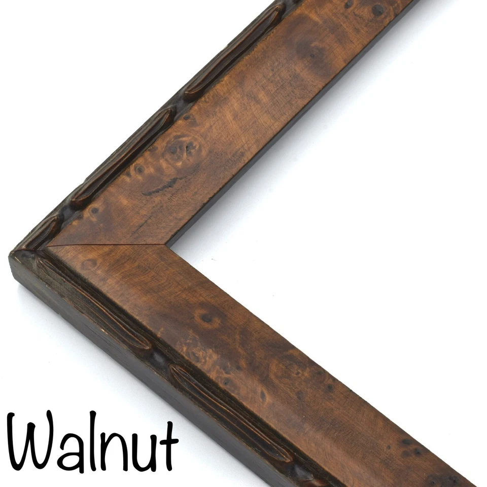 Marco de fotos de bambú de madera burl rústico granja decoración del hogar exhibición para arte de pared Foto 2 de 4