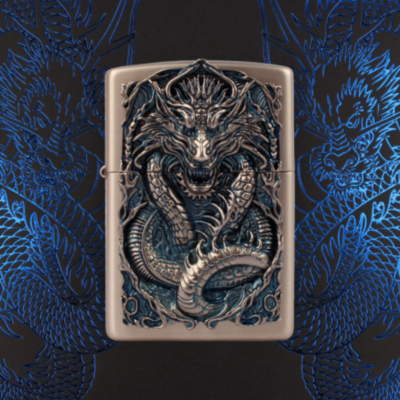 Zippo 2024 Limited Edition Blue Dragon Lighter New in Box | eBay