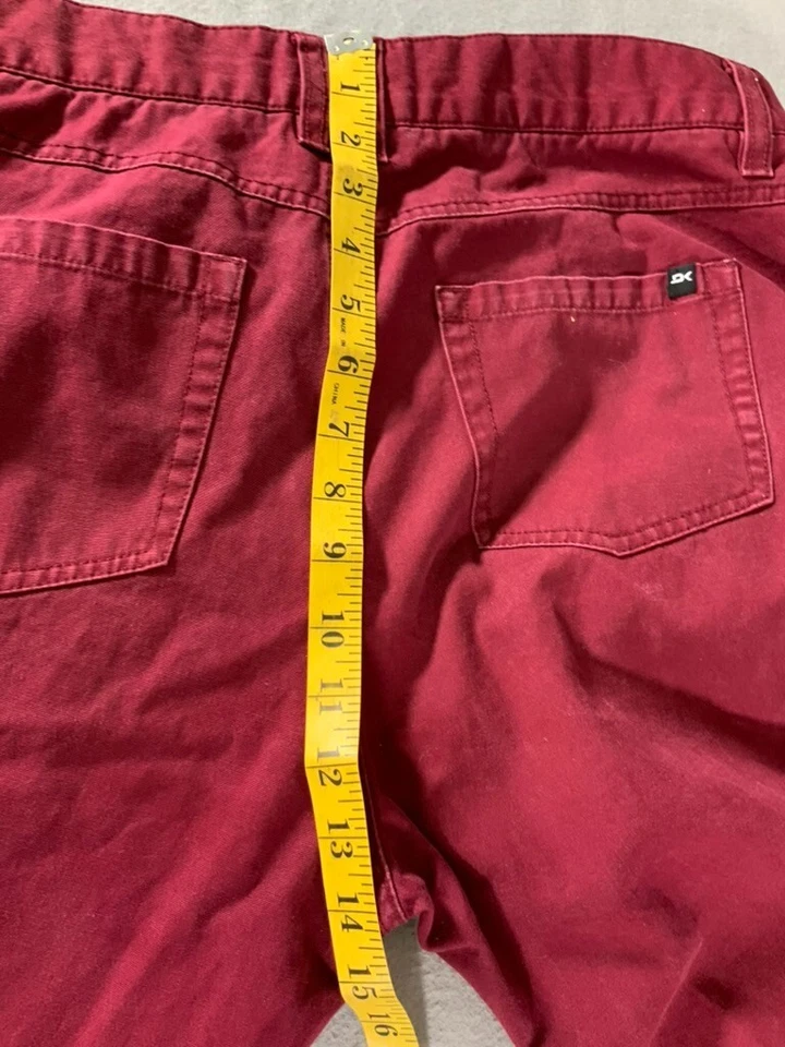 Pantalones Dakine Miller de algodón 5 bolsillos para hombre talla 36 borgoña Foto 3 de 4