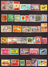 Ceylan  35 timbres oblitérés ZY3448/17 : sujets divers