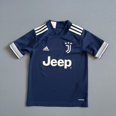 adidas Juventus Maillot de football domicile 2020/21, Blanc, noir., Petit