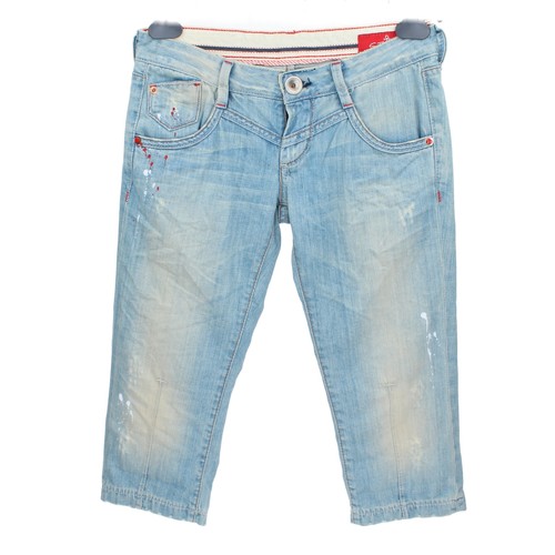 pantaloni donna STAFF JEANS \u0026 CO. 27 celeste cotone AR822 | eBay