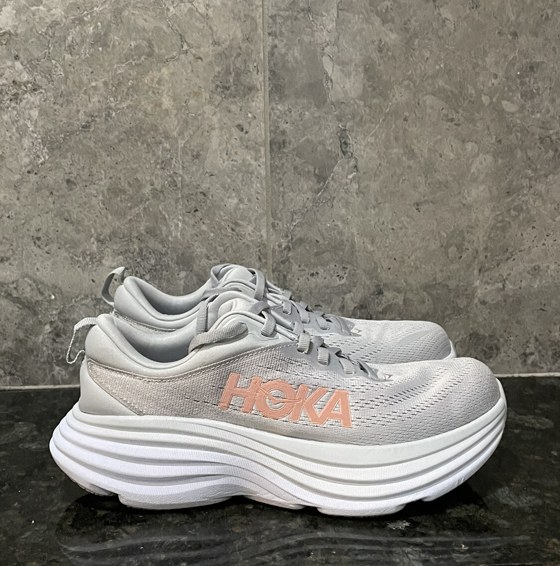 HOKA ONE ONE Women's Bondi 8 Running Shoes Harbor Mist