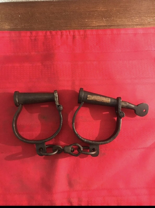 1920’s Colorado Territorial Prison Handcuffs (WW2)