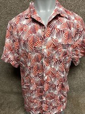 Tommy Bahama Camp Shirt Shell We Dance Caliente Men's XL 100 Silk