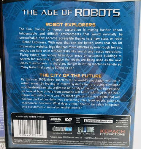 THE AGE OF ROBOTS - 4 DVD BOX SET - HUMANOID LIKE US, BIONIC MAN & MORE ~ RARE - Picture 16 of 21