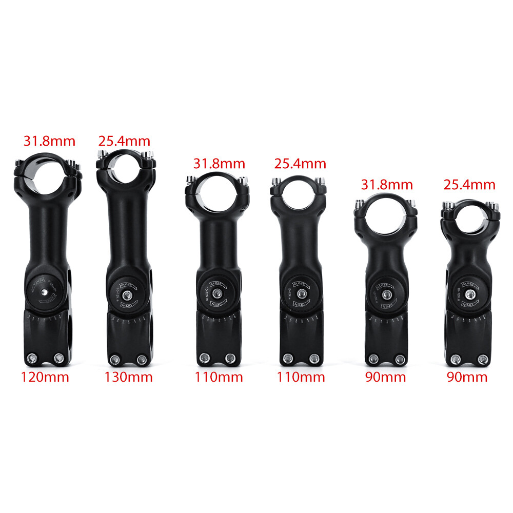Attacco Manubrio Regolabile Per Bici - Lega Alluminio Per MTB E Strada - Diametri 25.4 Mm E 31.8 Mm - Foto 10