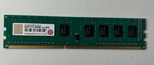 RAM Transcend 2 GB 1Rx8 DDR3 1333 U 645173-4049