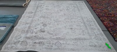 IVORY SILVER 8'-0'' x 10'-0'' Broken Thread Rug Reduced Price 1172771687 ADR109C-8