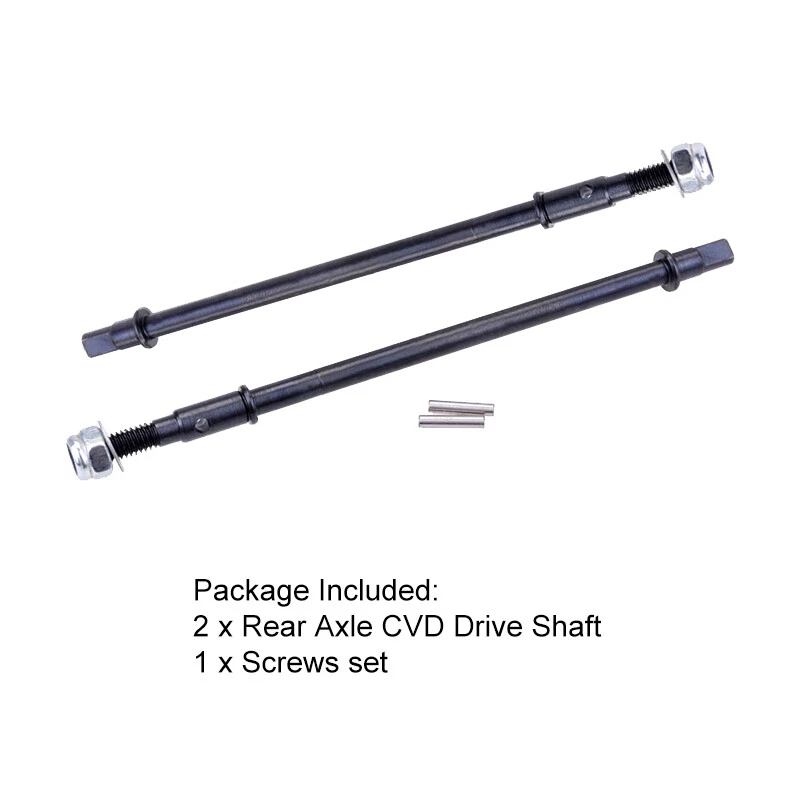 2x Hard Steel Rear Axle CVD Drive Shaft Dogbone for 1/10 Axial SCX10 RC Crawler - Photo 3/4