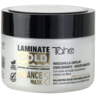 Tahe Laminate Gold Ausgleichende Disziplinierende Maske 300 Ml