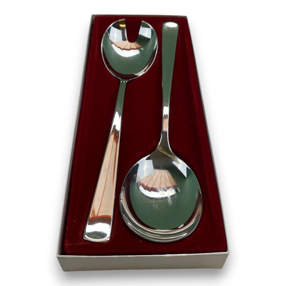 Auerhahn Salatbesteck 2-teilig – Edelstahl Design-Besteck in Originalbox - Bild 4 von 4