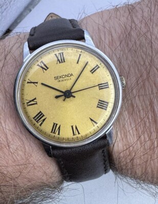 Vintage Seconda Soviet USSR Watch Working