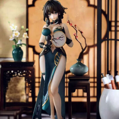 Anime Honkai: 1/6 Star Rail Ruan Mei Cheongsam Circular Fan Ver Statue Figure