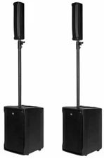 2x RCF EVOX J8 Active Portable Array System DJ Speaker 1400W Amplified MINT