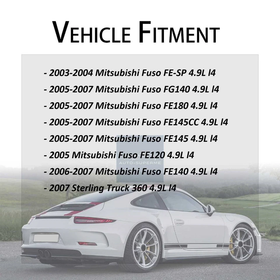 Engine To Radiator Radiator Coolant Hose For 2005 Mitsubishi Fuso FE120 4.9L - Image 2 of 3