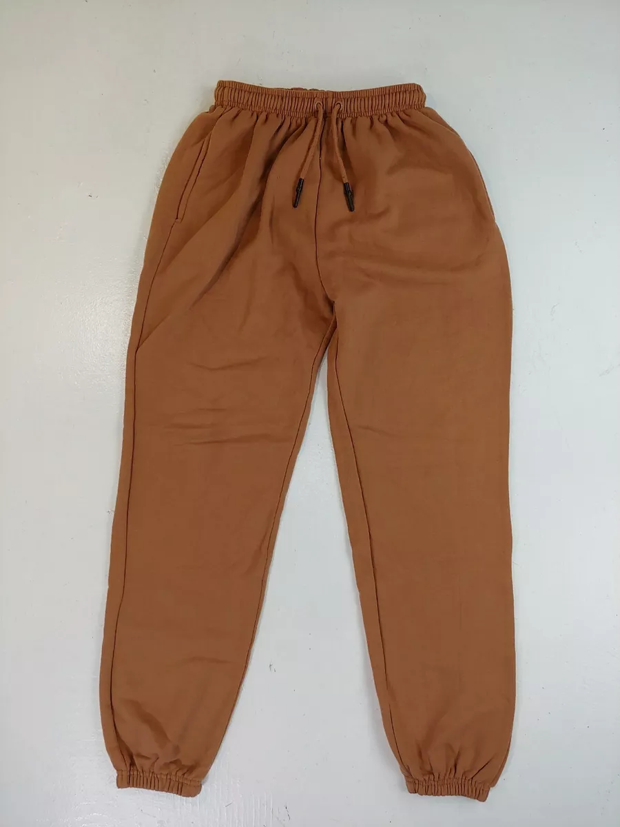 Pretty Little Thing PLT Sweatpants Jogger US size 4 brown