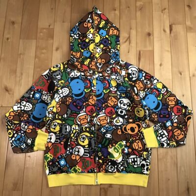 BAPE Animal Safari Milo Full Zip Hoodie a bathing ape NIGO Size M