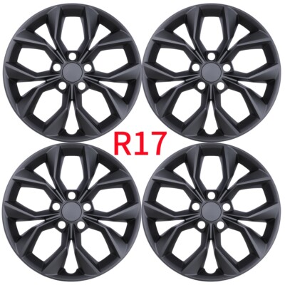4Pcs/Set 17'' Hubcaps Wheel Rims Cover For 2023-2026 HONDA CR-V LX model Snap-On