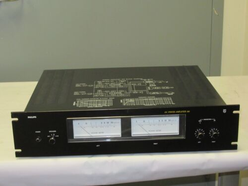 Philips 380 Vintage Stereo Power Amplifier AMP Serviced - Picture 1 of 14