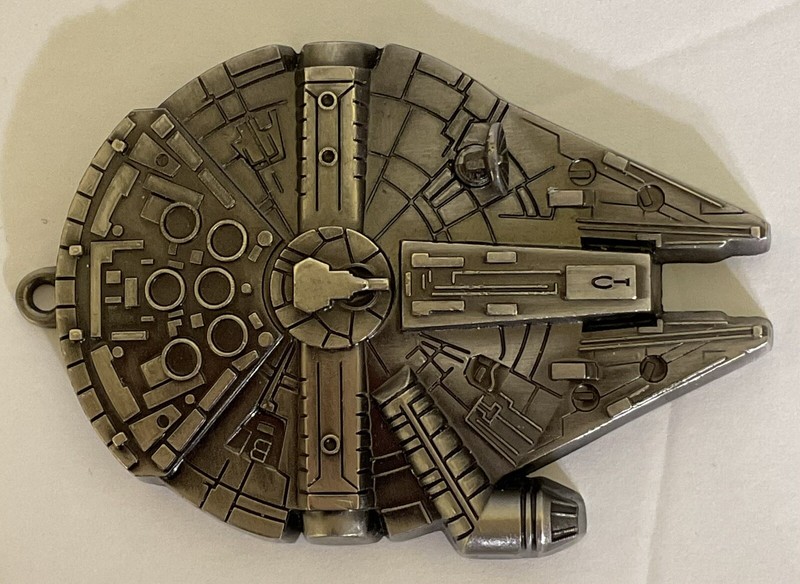 DISNEY STAR WARS Stainless Steel Millennium Falcon Necklace w/o Chain