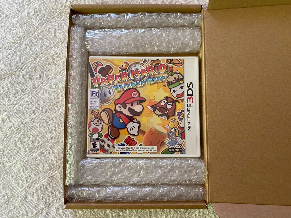 Paper Mario Sticker Star Nintendo 3DS - NTSC-U/C USA VGC CIB - Tracked - Image 2 of 4