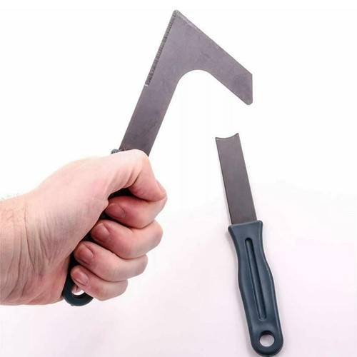 2 PC PATIO WEEDER SET Comfort Grip Pavement Slab Moss Root Weeding Remover Tool - Picture 3 of 6