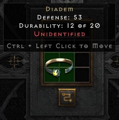 Diablo 2: Resurrected PC💥 NL Softcore D2R 💥UNID Griffon's Eye Diadem - Picture 1 of 1