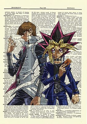 Yu-Gi-Oh Anime Dictionary Art Print Poster Picture Yugioh Seta Kaiba Yugi  Mutou | eBay