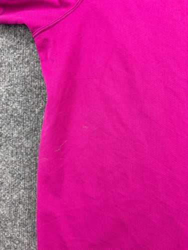 Lululemon Run and Train Shirt Women's Hot Pink High Neck Short Sleeve Crew - Picture 4 of 7