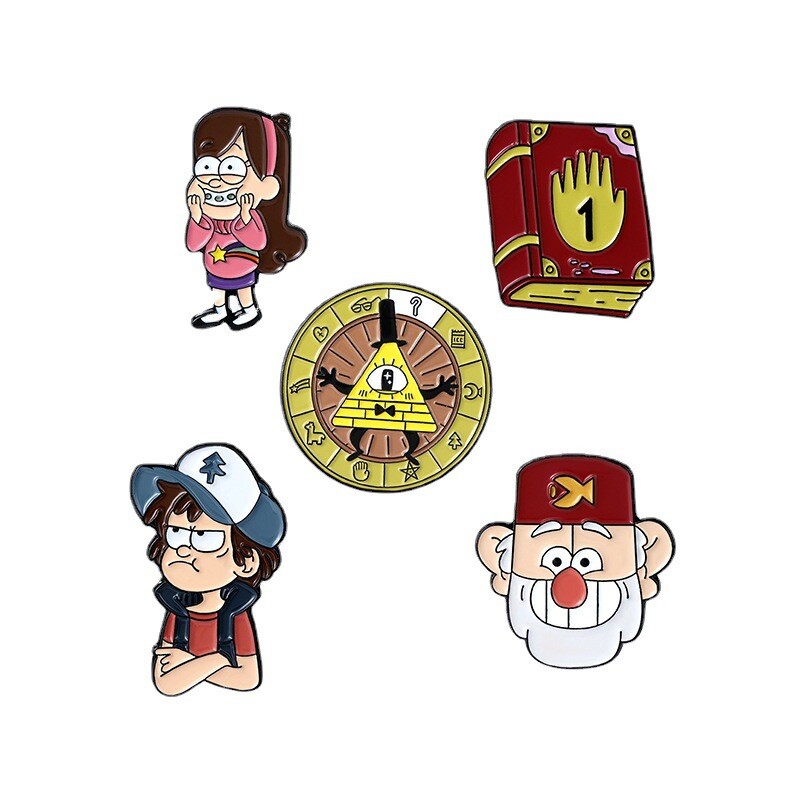 Anime Gravity Falls Badges Cartoon Bill Mabel Dipper Pins | eBay UK
