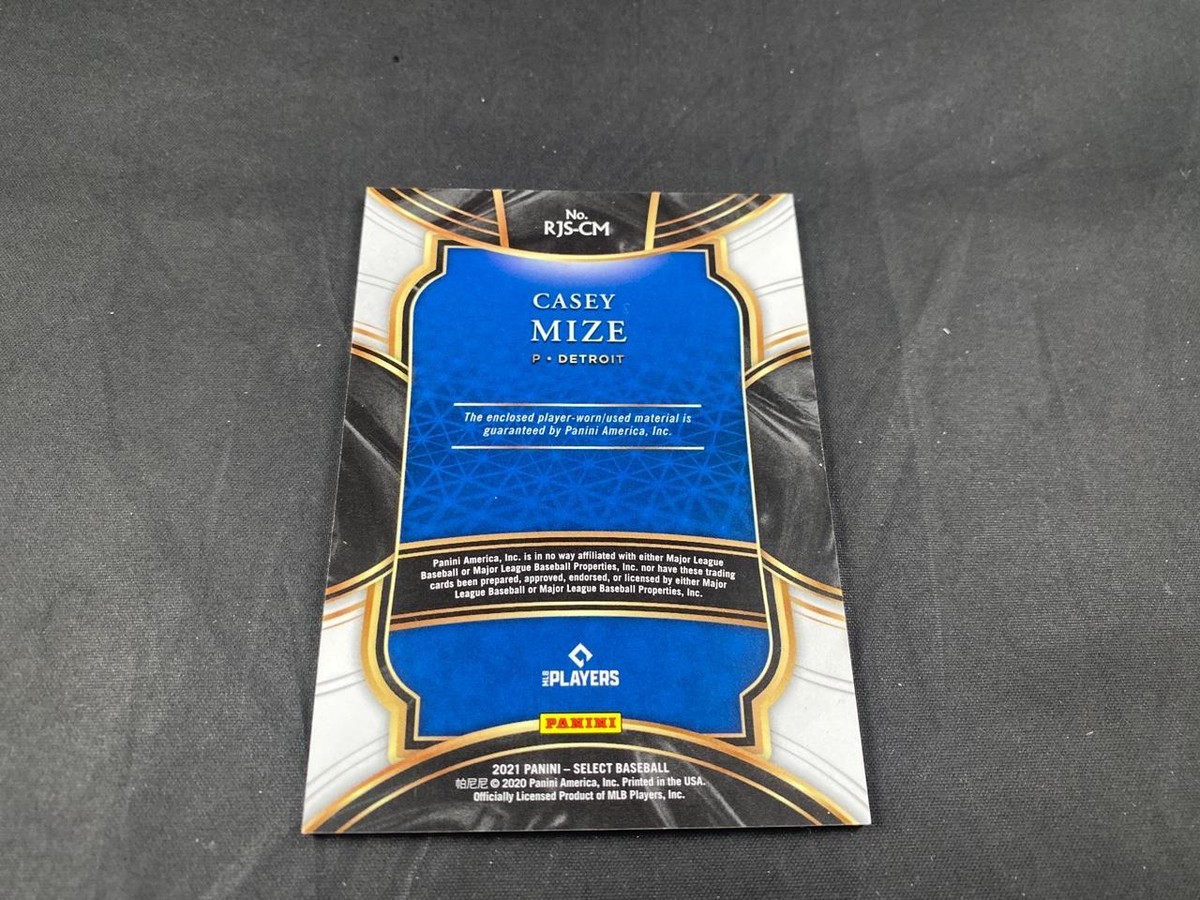 2021 PANINI SELECT BASEBALL CASEY MIZE ROOKIE PATCH TIGERS | eBay